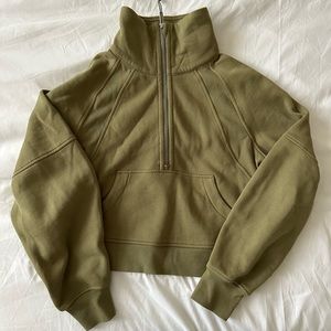 Lululemon Scuba Oversized Funnel Neck Half Zip Sweatshirt